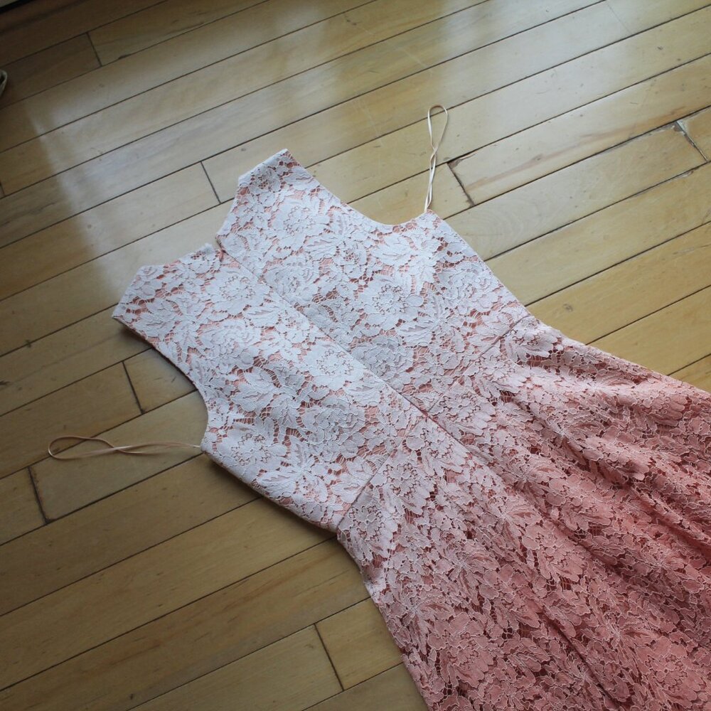 Trina Turk Carpenteria Ombre Lace Sleeveless Dress Size 4 - Picture 11 of 13